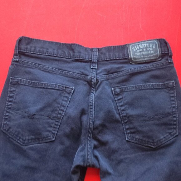 Signature by Levi Strauss jeans black skinny man's size 30x32 - Picture 4 of 9